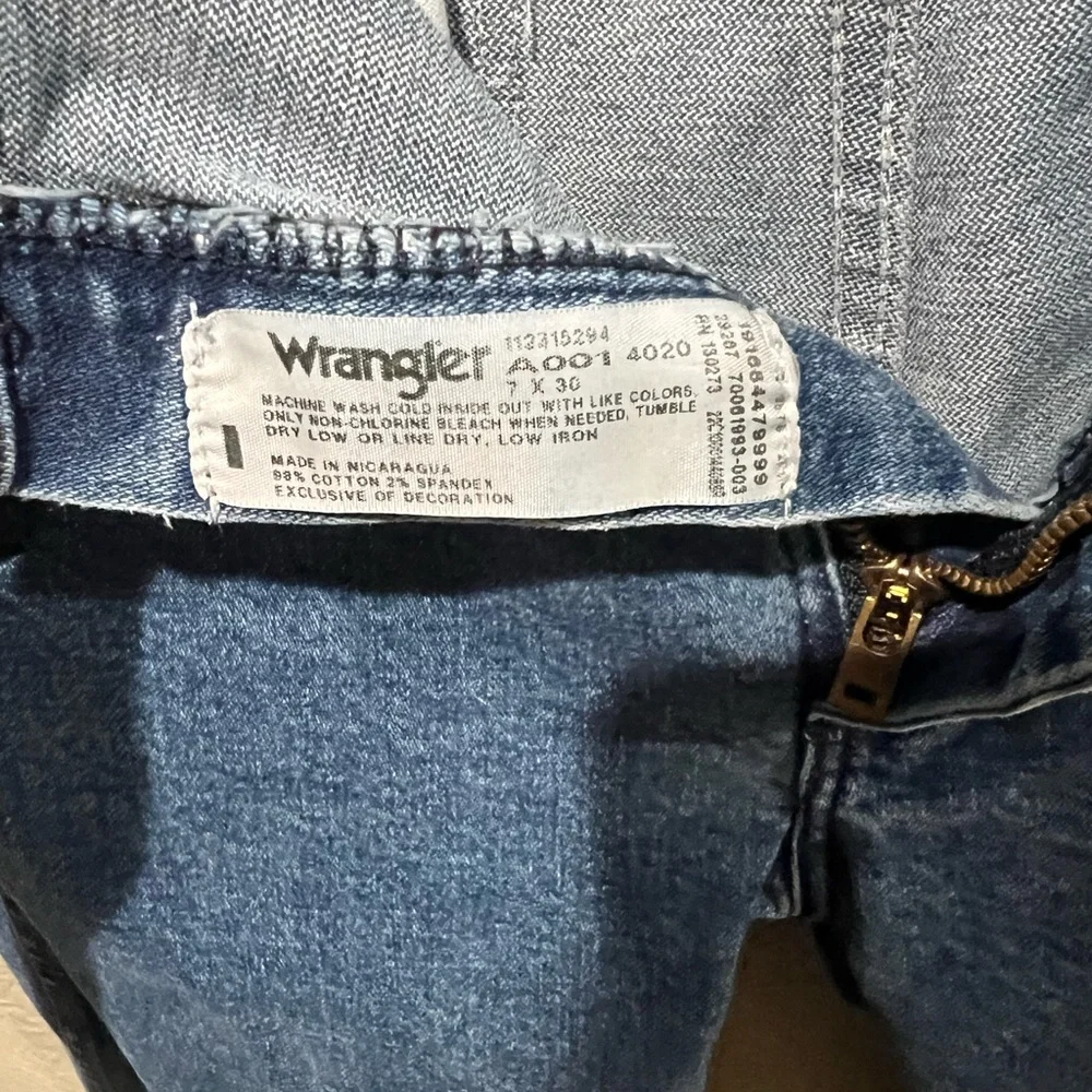 Wrangler Women's Straight Leg Pants High Waisted Best Fit a 26 Western Vintage - Picture 7 of 7